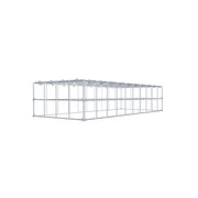 Anbaugabione Typ 3 100 cm x 20 cm x 40 cm (L x H x T), Maschenweite 10 cm x 10 cm, C-Ring