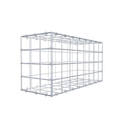 Gabione 80 cm x 40 cm x 30 cm (L x H x T), Maschenweite 10 cm x 10 cm, C-Ring