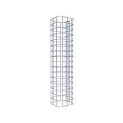 Gabionensäule eckig 17 cm x 17 cm, 80 cm Höhe, MW 5 cm x 5 cm