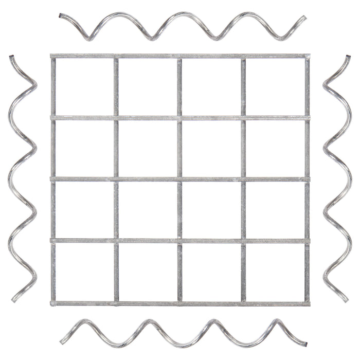Deckel für Säule MW 5 x 5 cm inkl. 4 Montagespiralen