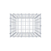Gabione 80 cm x 40 cm x 30 cm (L x H x T), Maschenweite 5 cm x 10 cm, C-Ring