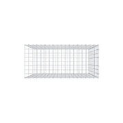 Anbaugabione Typ 2 100 cm x 90 cm x 40 cm, Maschenweite 5 cm x 10 cm, C-Ring