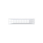 Anbaugabione Typ 2 200 cm x 100 cm x 20 cm (L x H x T), Maschenweite 10 cm x 10 cm, C-Ring