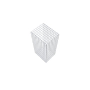 Anbaugabione Typ 2 100 cm x 50 cm x 40 cm (L x H x T), Maschenweite 5 cm x 5 cm, C-Ring