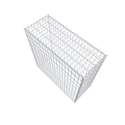 Gabione 100 cm x 100 cm x 40 cm (L x H x T), Maschenweite 5 cm x 10 cm, Spirale