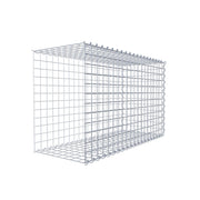 Anbaugabione Typ 2 100 cm x 60 cm x 40 cm (L x H x T), Maschenweite 5 cm x 5 cm, Spirale