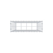 Anbaugabione Typ 3 100 cm x 60 cm x 20 cm (L x H x T), Maschenweite 10 cm x 10 cm, C-Ring
