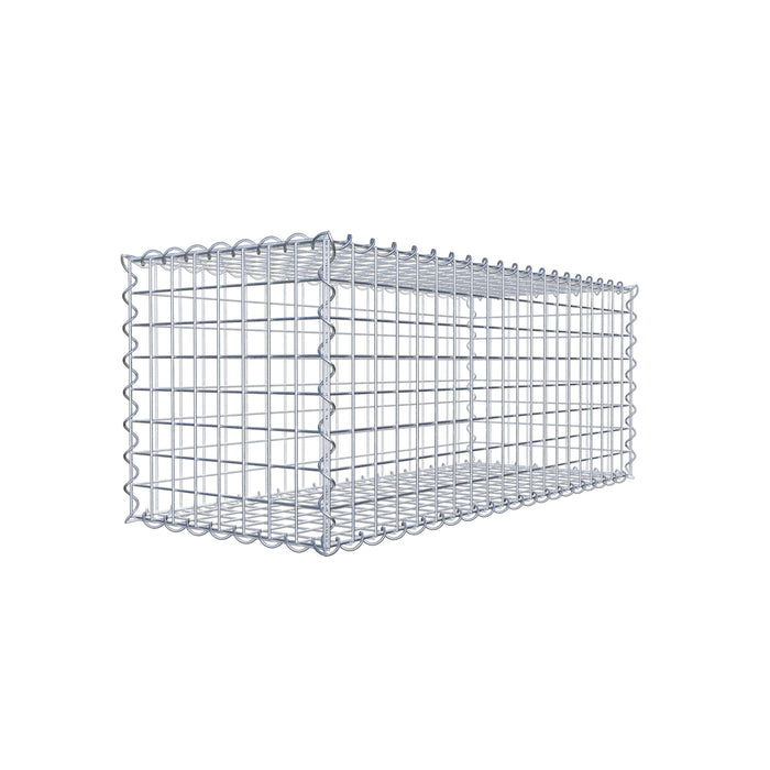 Gabione 100 cm x 40 cm x 40 cm (L x H x T), Maschenweite 5 cm x 5 cm, Spirale