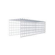 Anbaugabione Typ 4 100 cm x 30 cm x 30 cm (L x H x T), Maschenweite 5 cm x 5 cm, Spirale