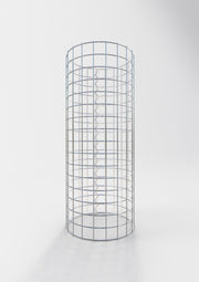 Gabionensäule rund 32 cm Durchmesser, 80 cm Höhe, Maschenweite 5 cm x 5 cm