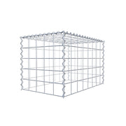 Anbaugabione Typ 3 80 cm x 50 cm x 50 cm (L x H x T), Maschenweite 10 cm x 10 cm, Spirale